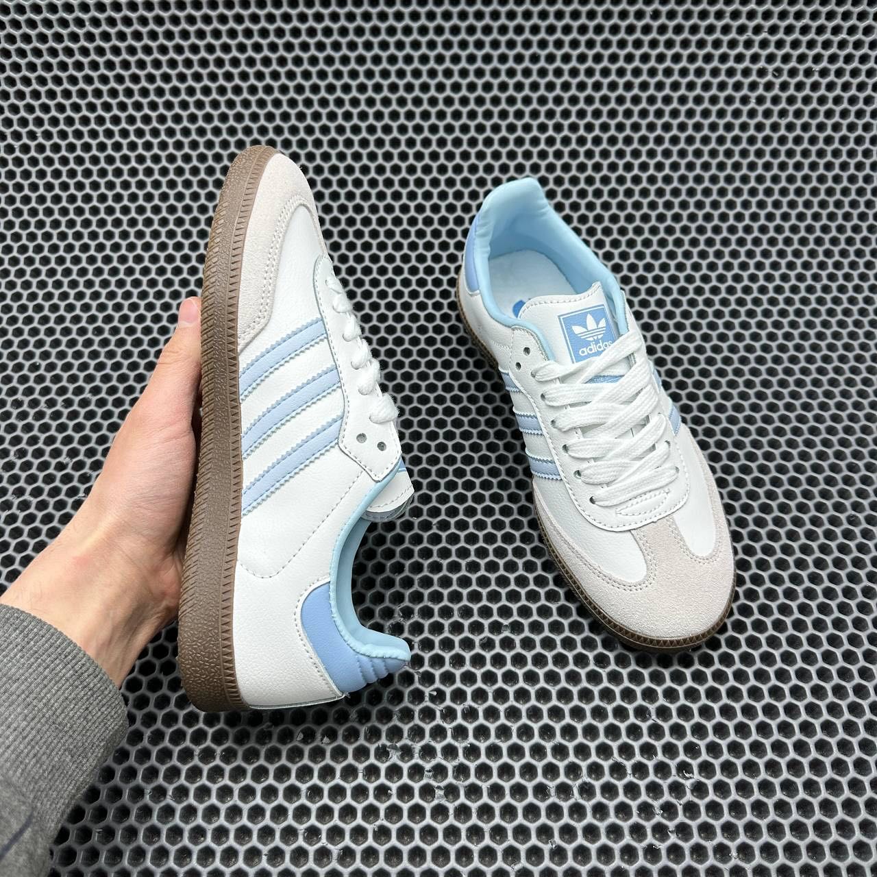 Adidas Samba OG Cloud White Halo Blue