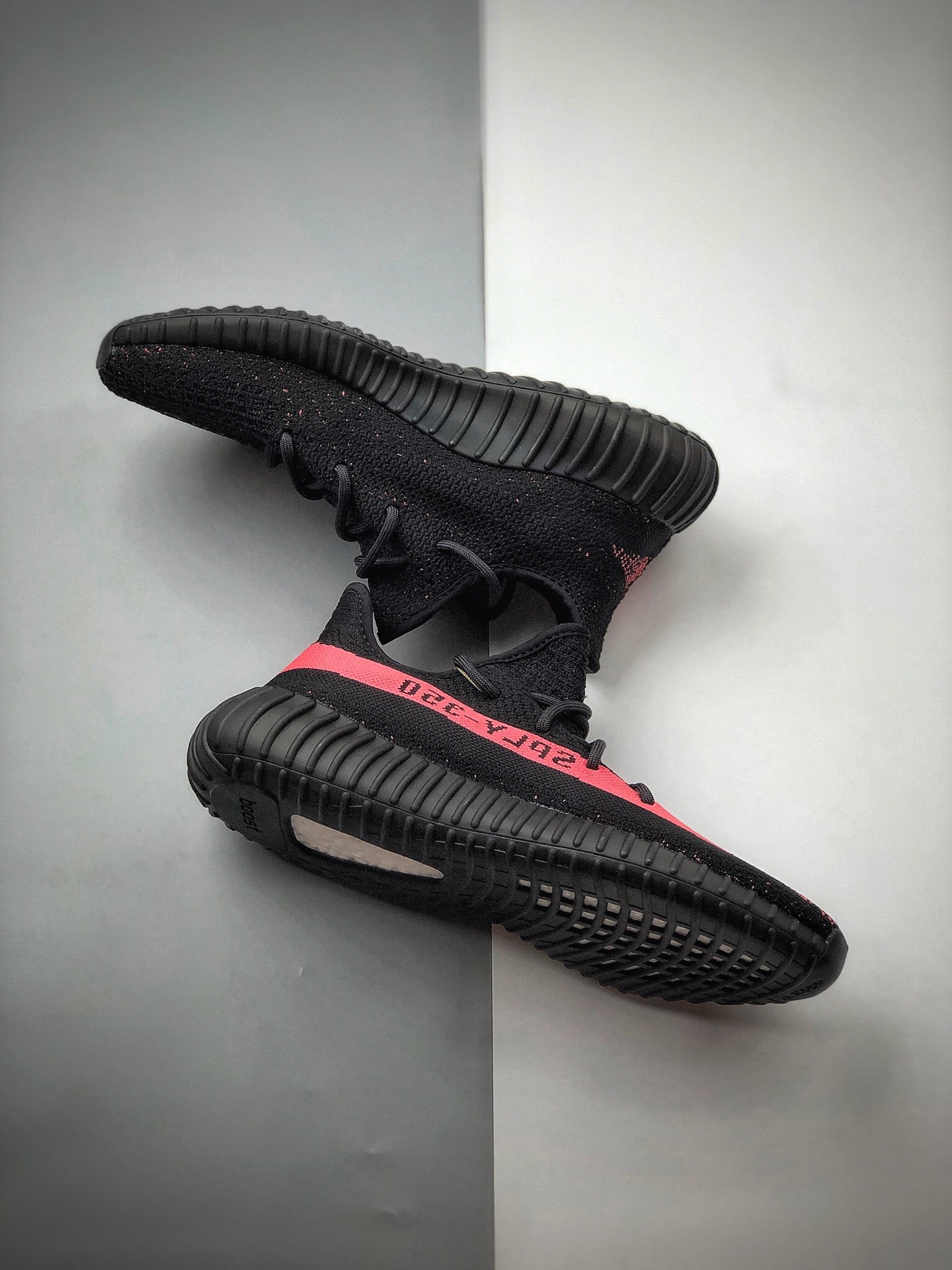 Adidas Yeezy 350 V2 Black & Pink