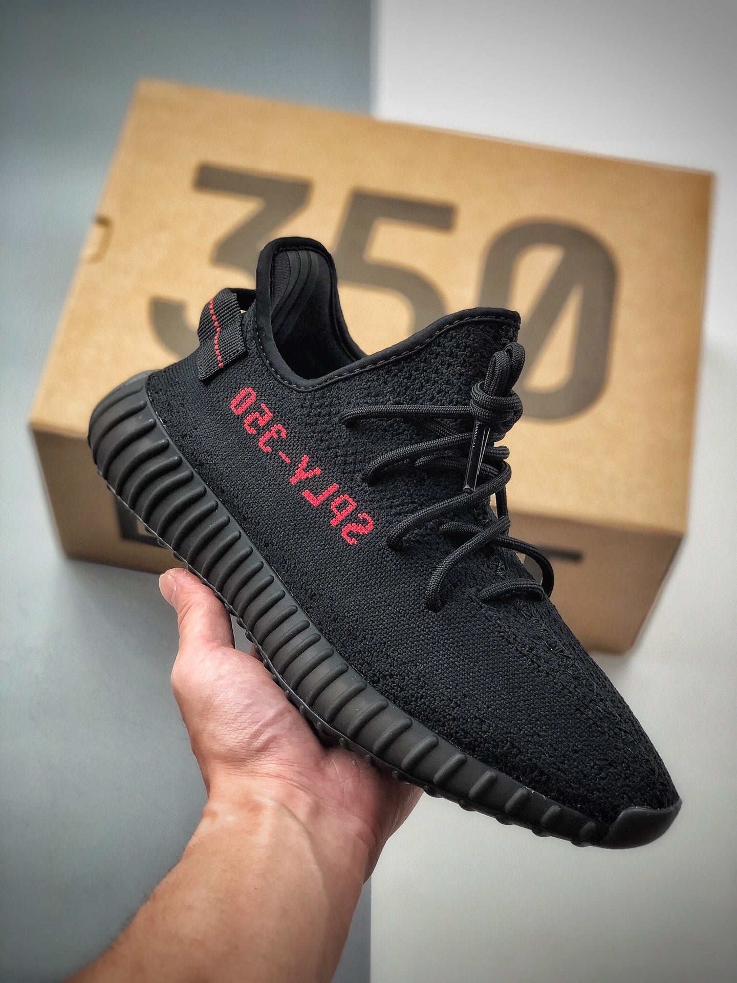 Adidas Yeezy 350 V2 Black & Red