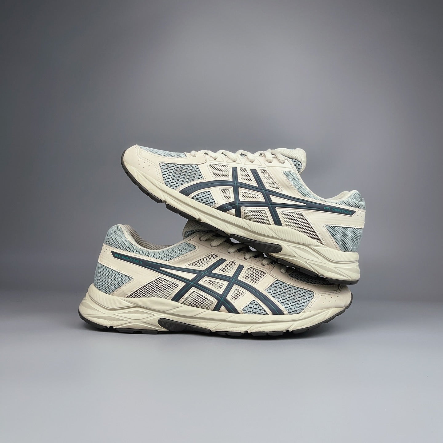 Asics Gel Contend 4 Beige Blue