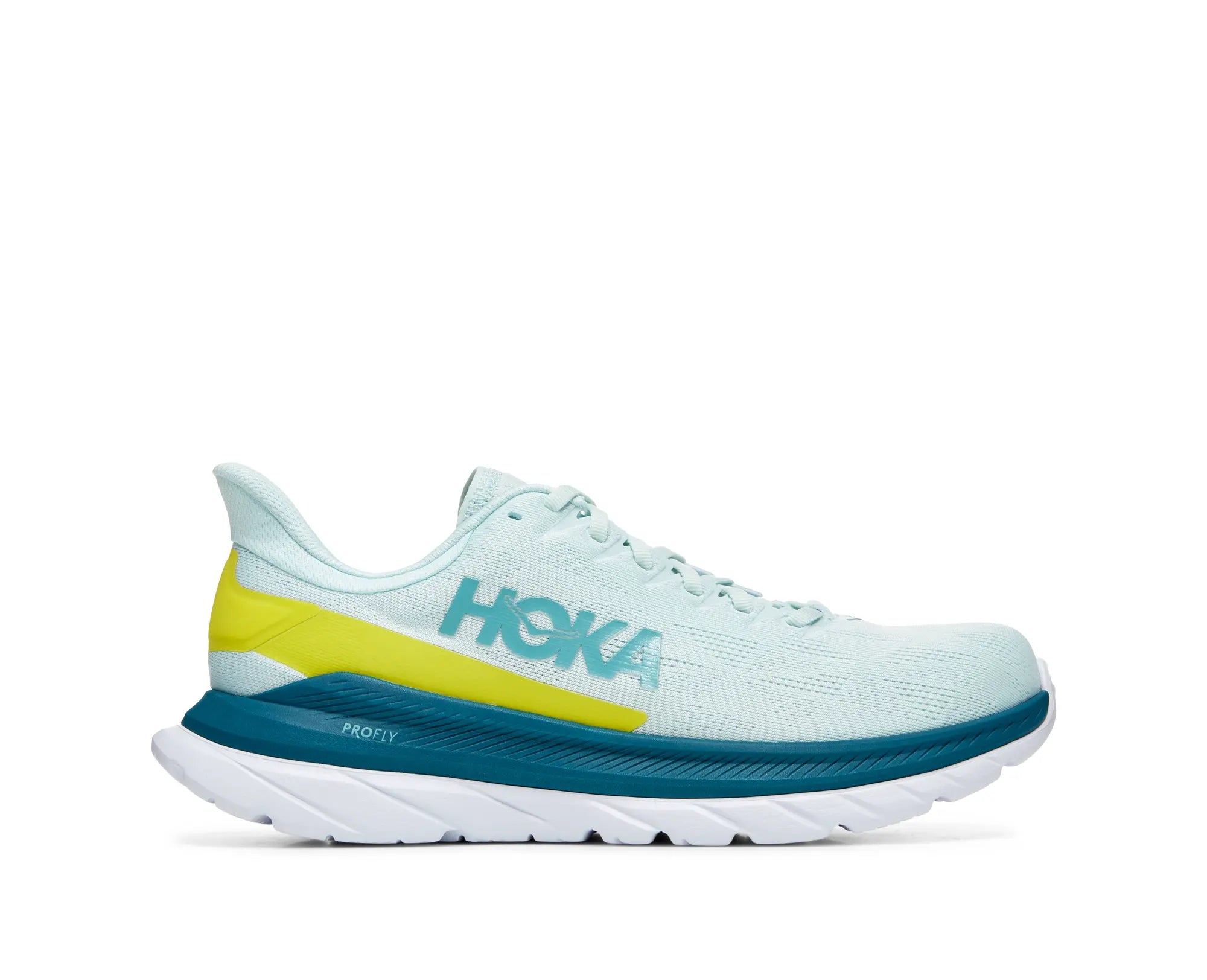 Hoka Mach 4 Running Shoes Blue Glass