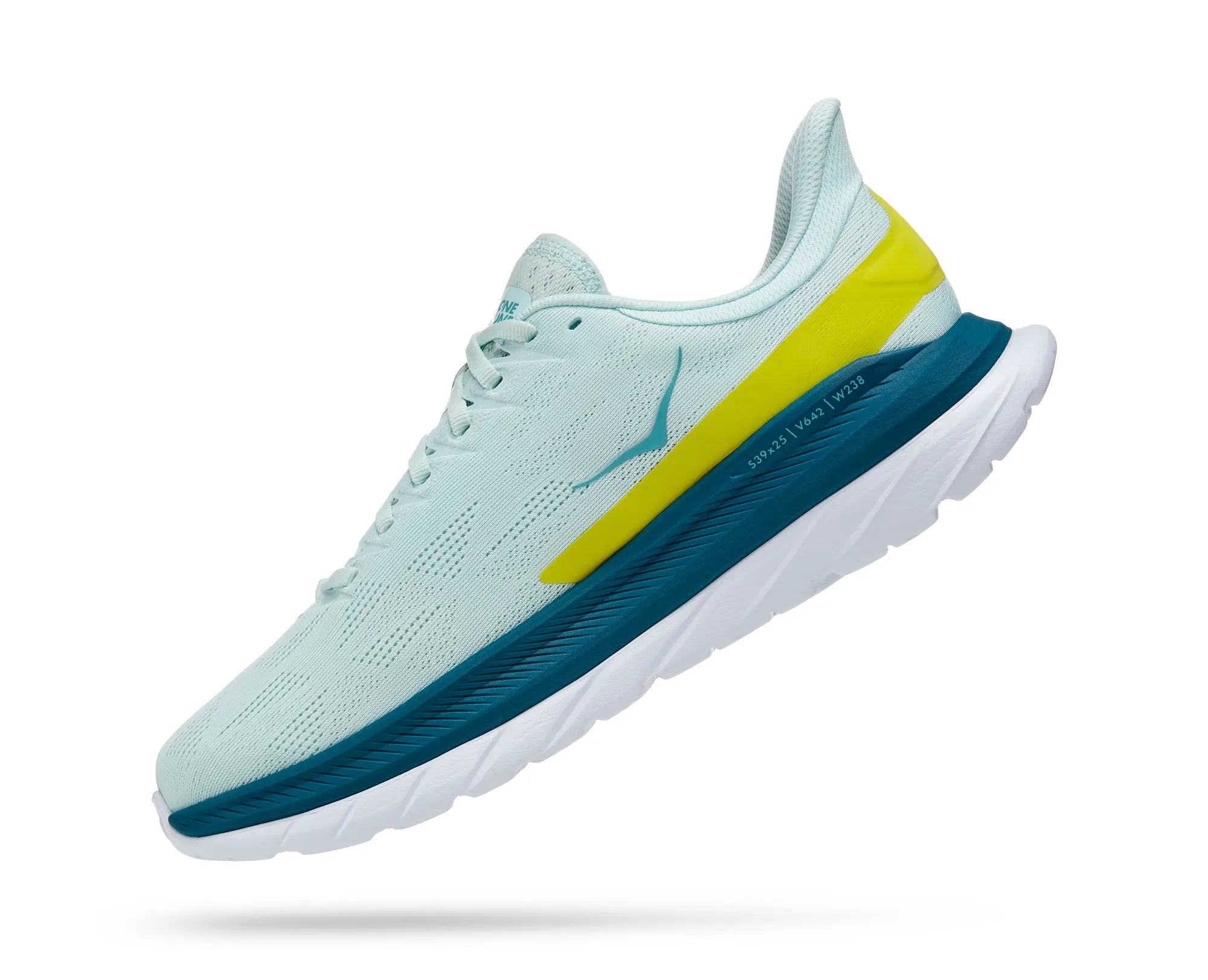 Hoka Mach 4 Running Shoes Blue Glass