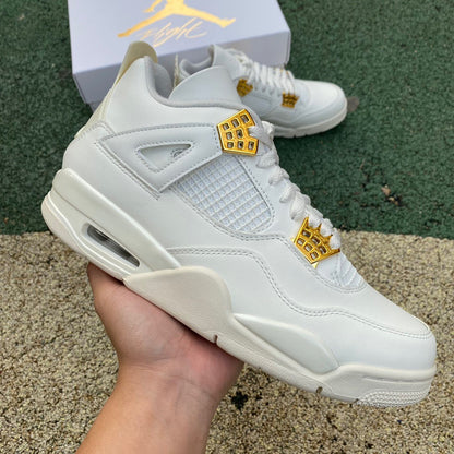 Nike Air Jordan 4 Retro Metallic Gold