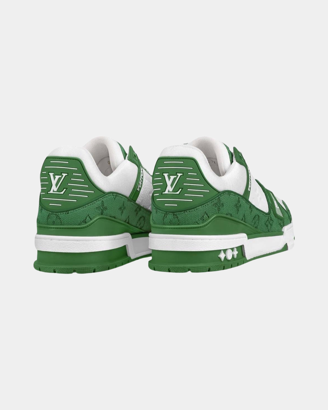 LOUIS VUITTON LV TRAINER GREEN WHITE