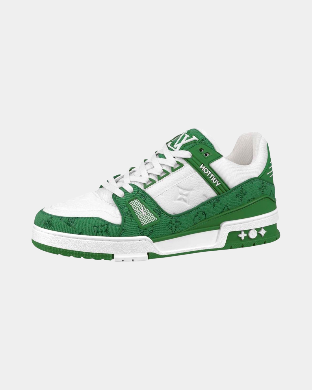 LOUIS VUITTON LV TRAINER GREEN WHITE