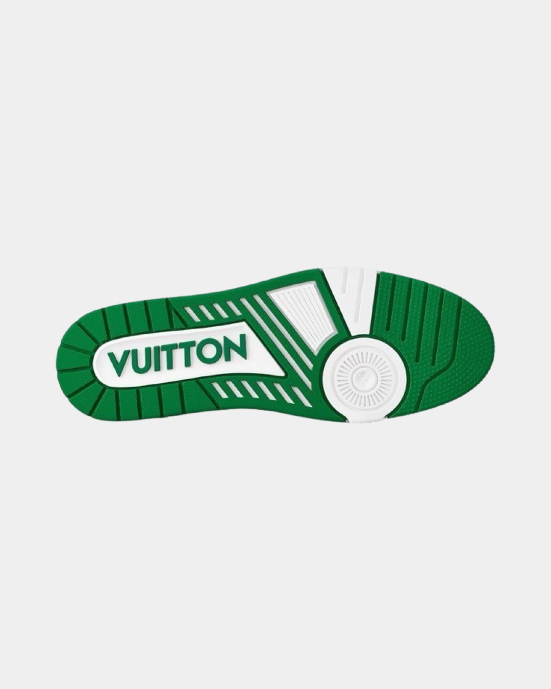 LOUIS VUITTON LV Trainers Green Denim Velcro Strap Monogram