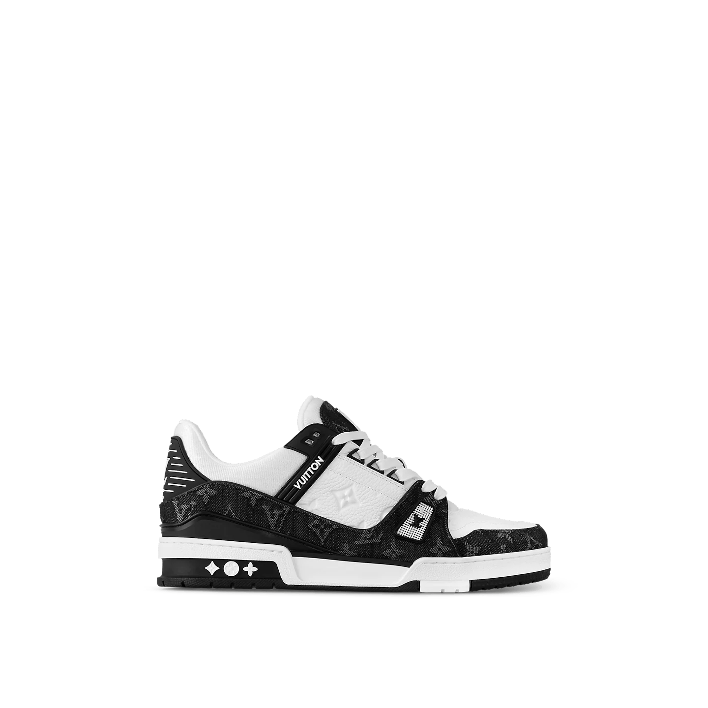 LOUIS VUITTON LV TRAINER BLACK WHITE