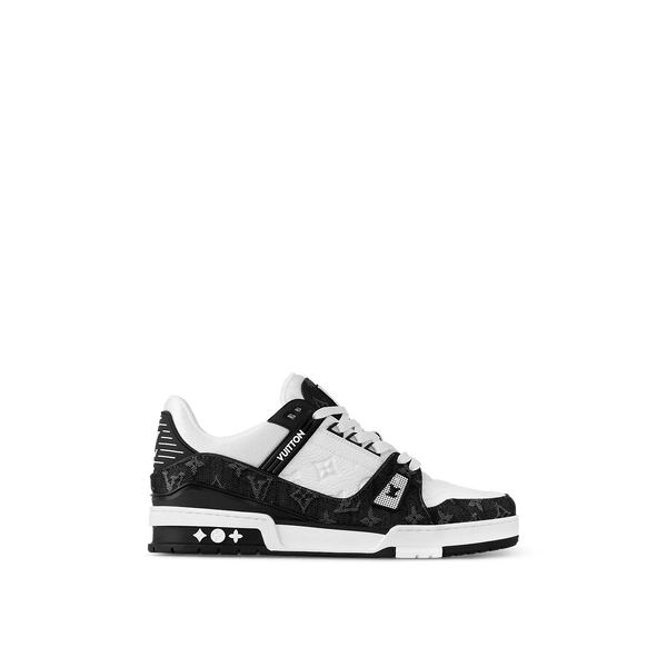 LOUIS VUITTON LV TRAINER BLACK WHITE