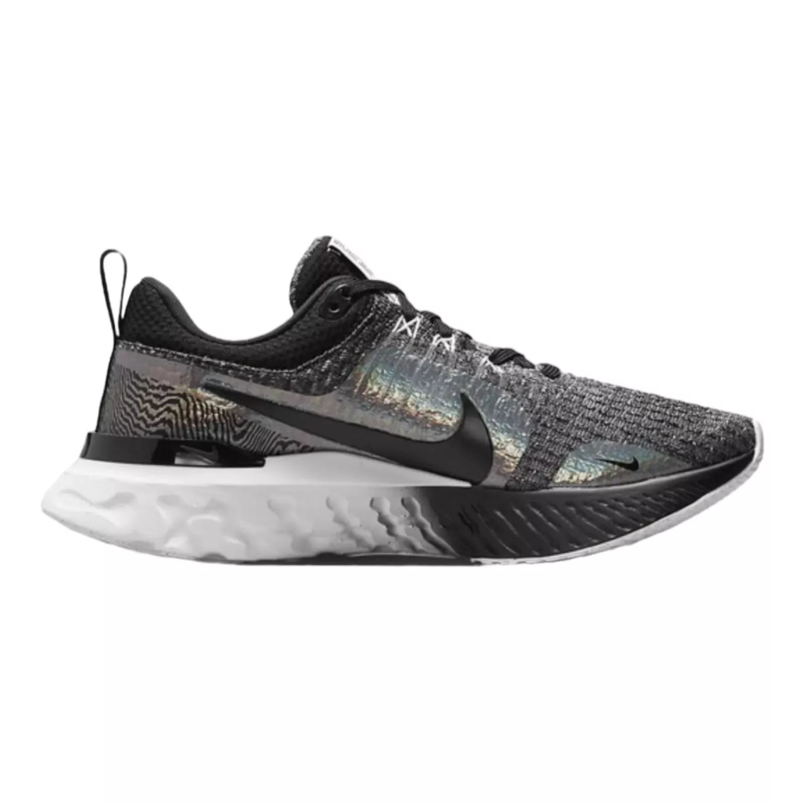 Nike React Infinity Run Flyknit 3 Premium Black Zebra Iridescent