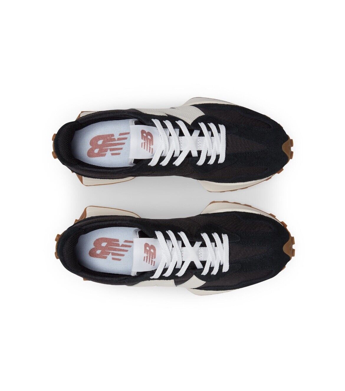 New Balance 327 Black White Gum