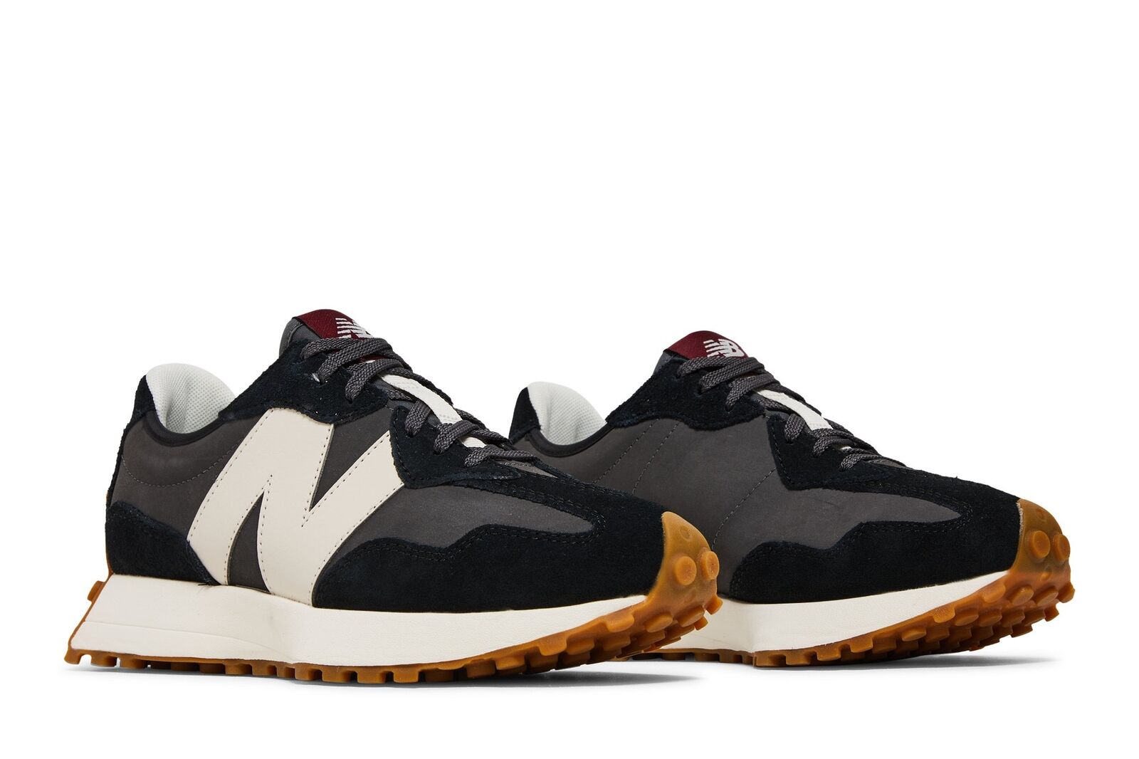 New Balance 327 Black White Gum