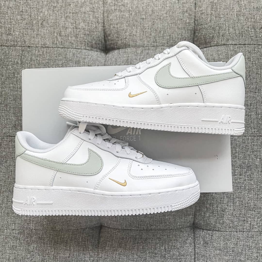 Nike Air Force 1 Low White Grey Gold