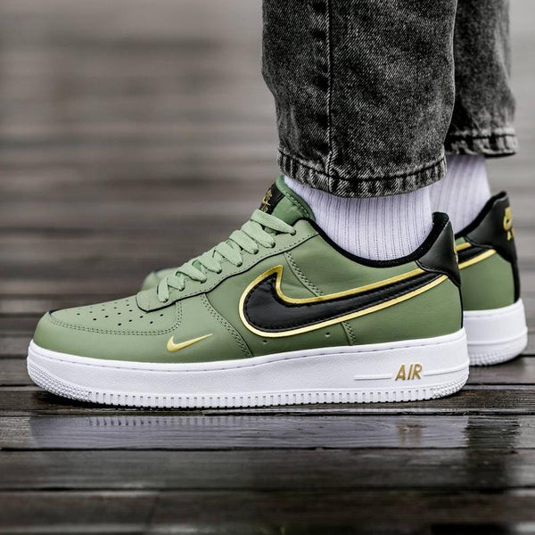 Nike Air Force 1 Olive Green Gold