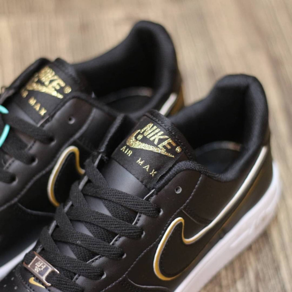 Nike Air Force 1' 07 LV8 Low Black Gold White