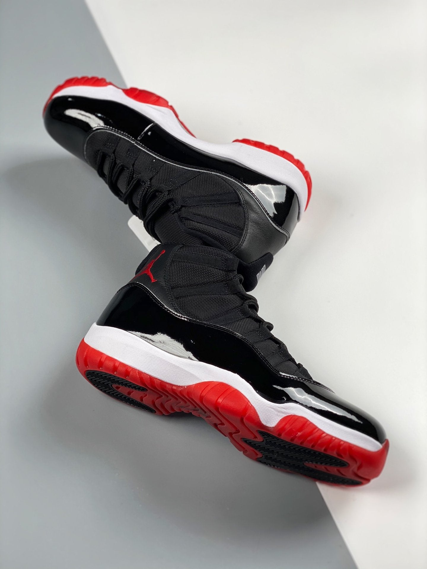 Nike Air Jordan 11 Bred 2019 Black White Varsity Red