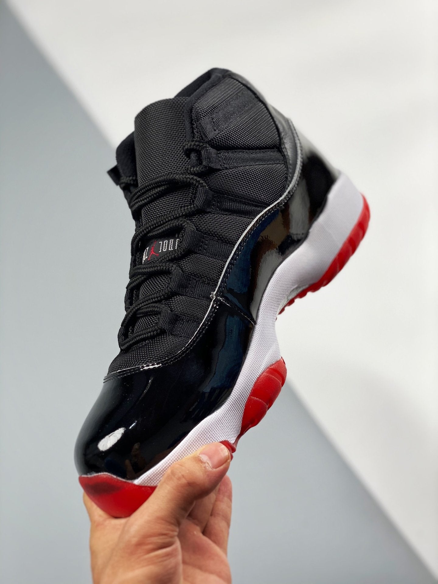 Nike Air Jordan 11 Bred 2019 Black White Varsity Red