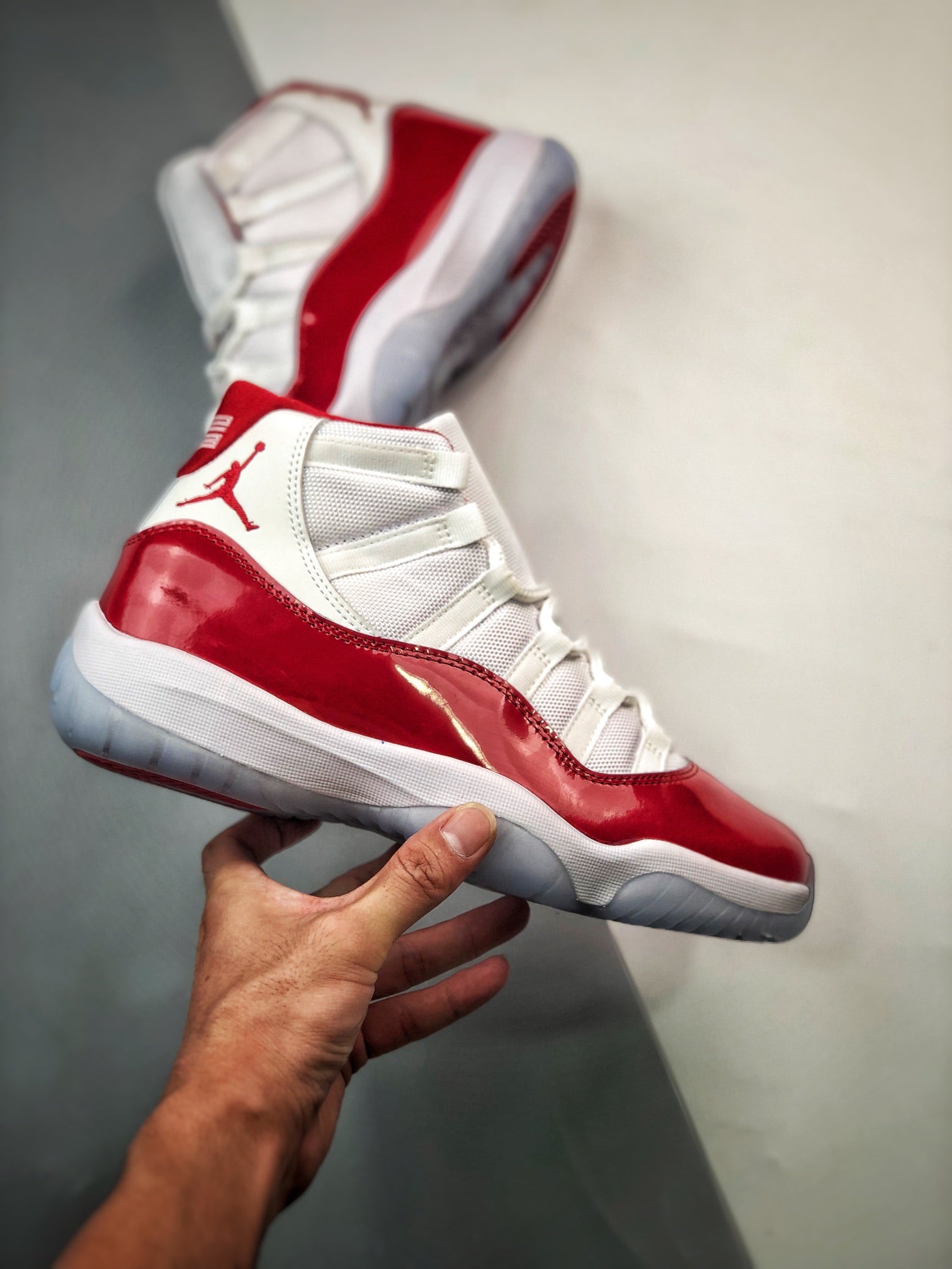 Nike Air Jordan 11 Cherry White Varsity Red Black