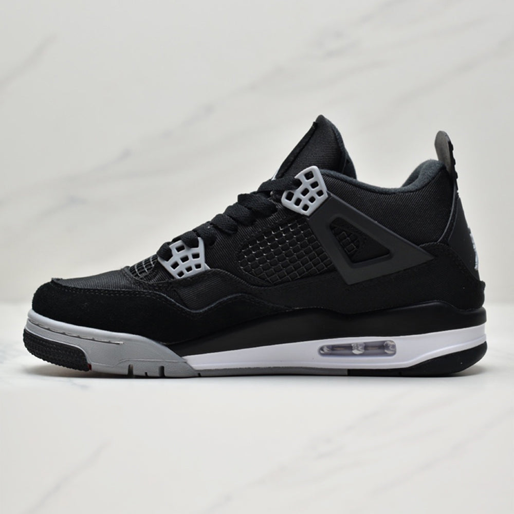 Nike Air Jordan 4 Retro Black Canvas