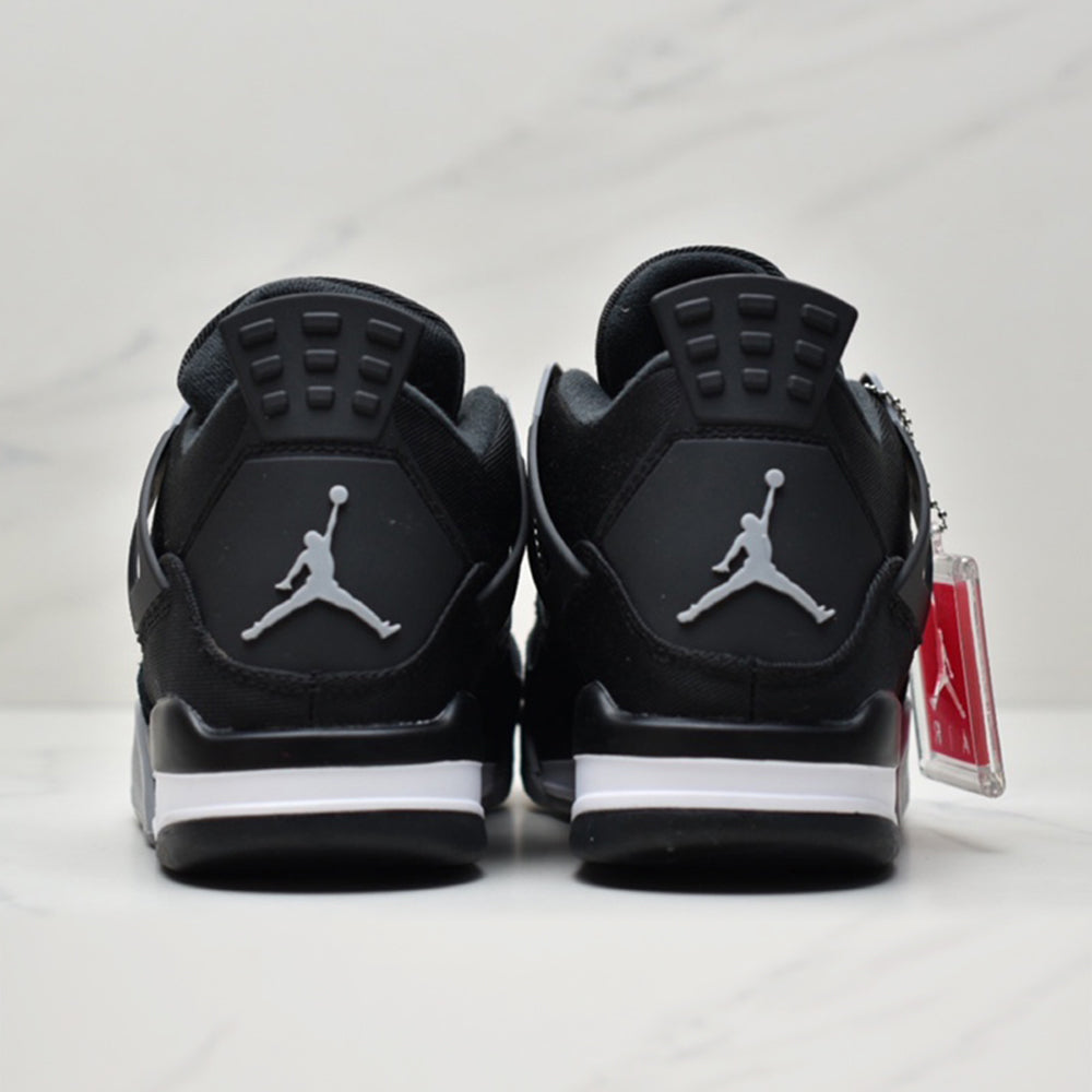 Nike Air Jordan 4 Retro Black Canvas