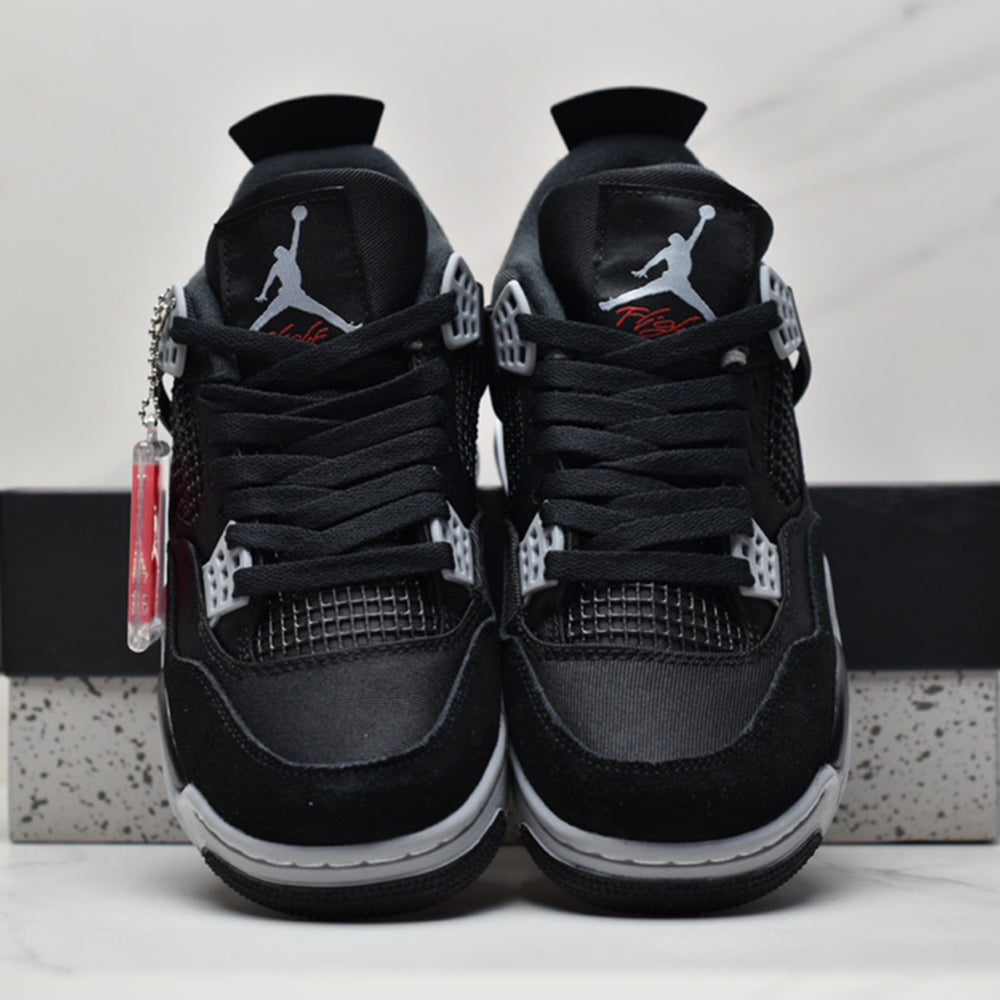 Nike Air Jordan 4 Retro Black Canvas