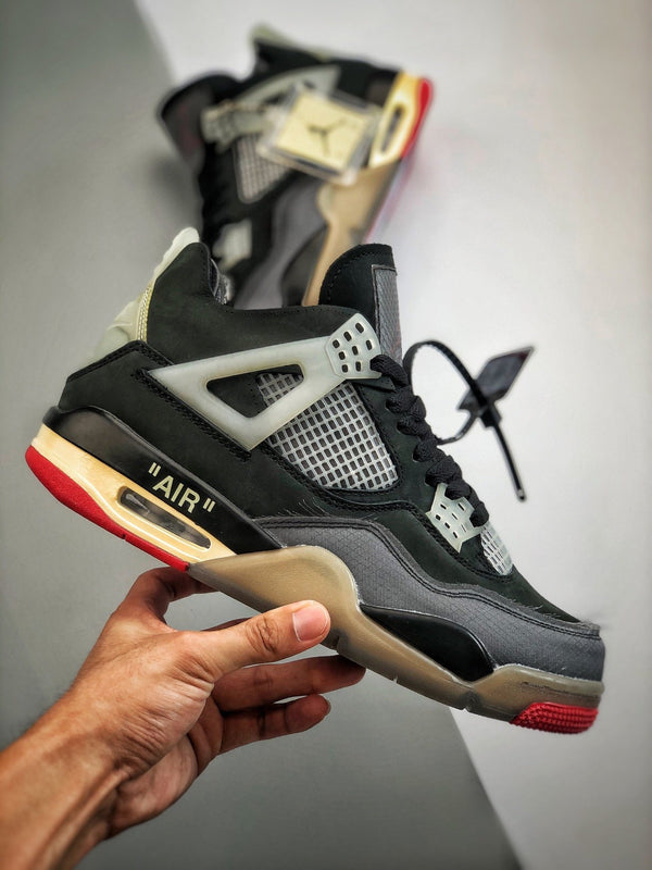 Nike Air Jordan 4 Retro Bred x Off White