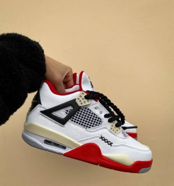 Air Jordan Retro 4 Custom Chunky Lace