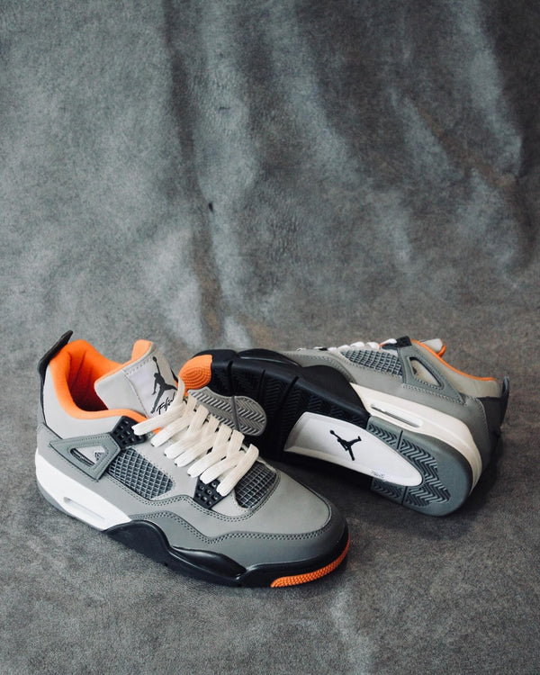 Nike Air Jordan 4 Retro Dark Grey Orange