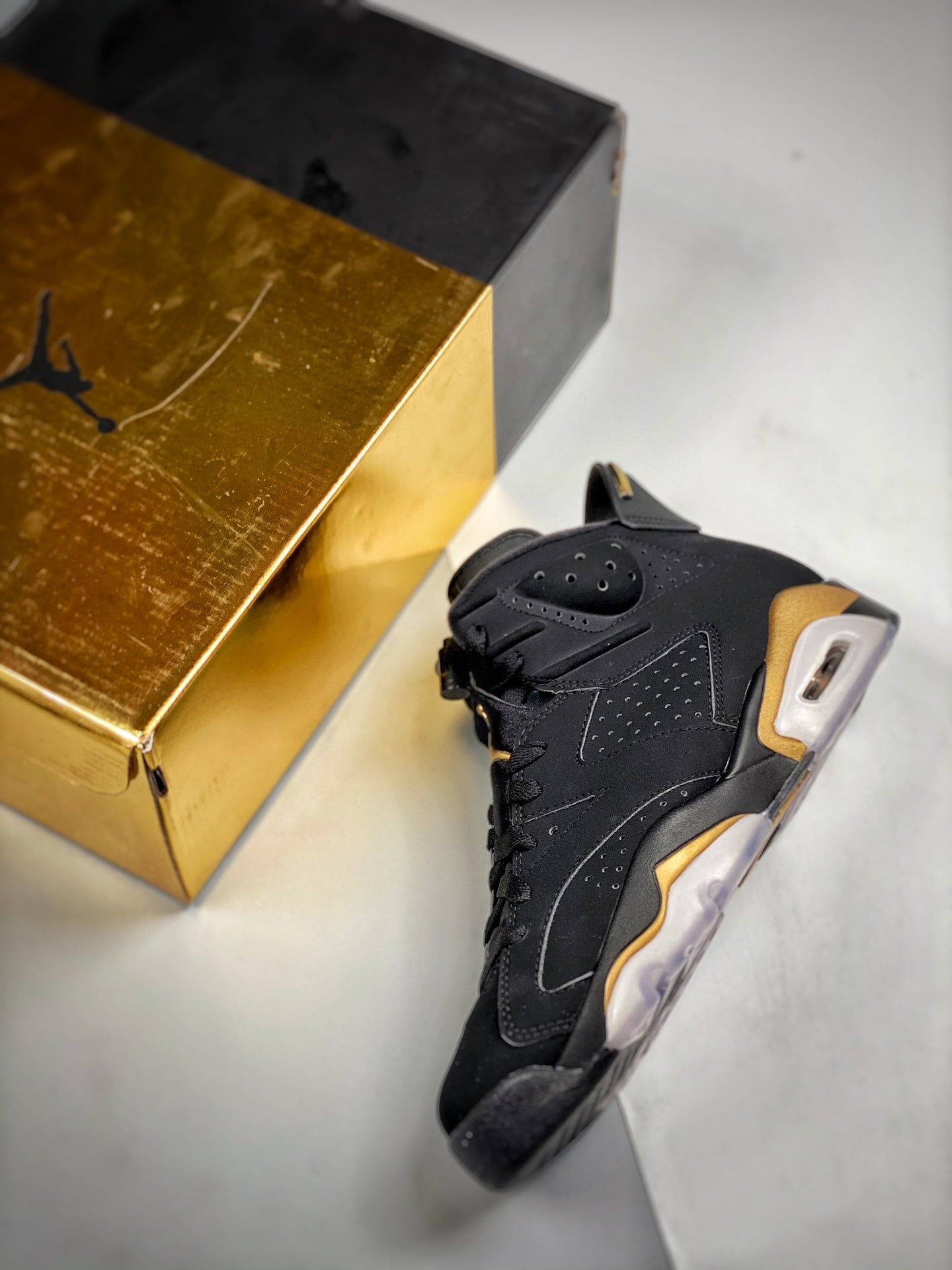 Nike Air Jordan 6 DMP Black Metallic Gold