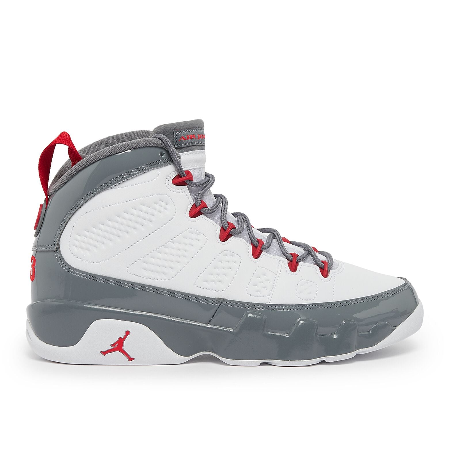 Nike Air Jordan 9 Retro White Fire Red Cool Grey