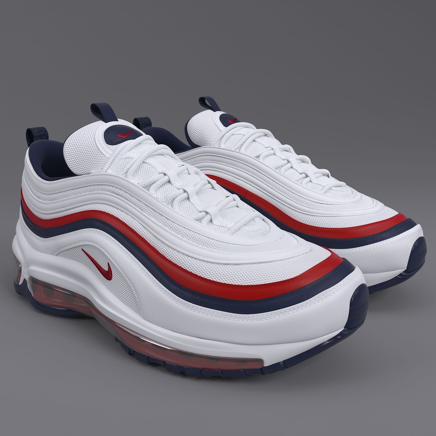 Nike Air Max 97 Nike White Red Blue