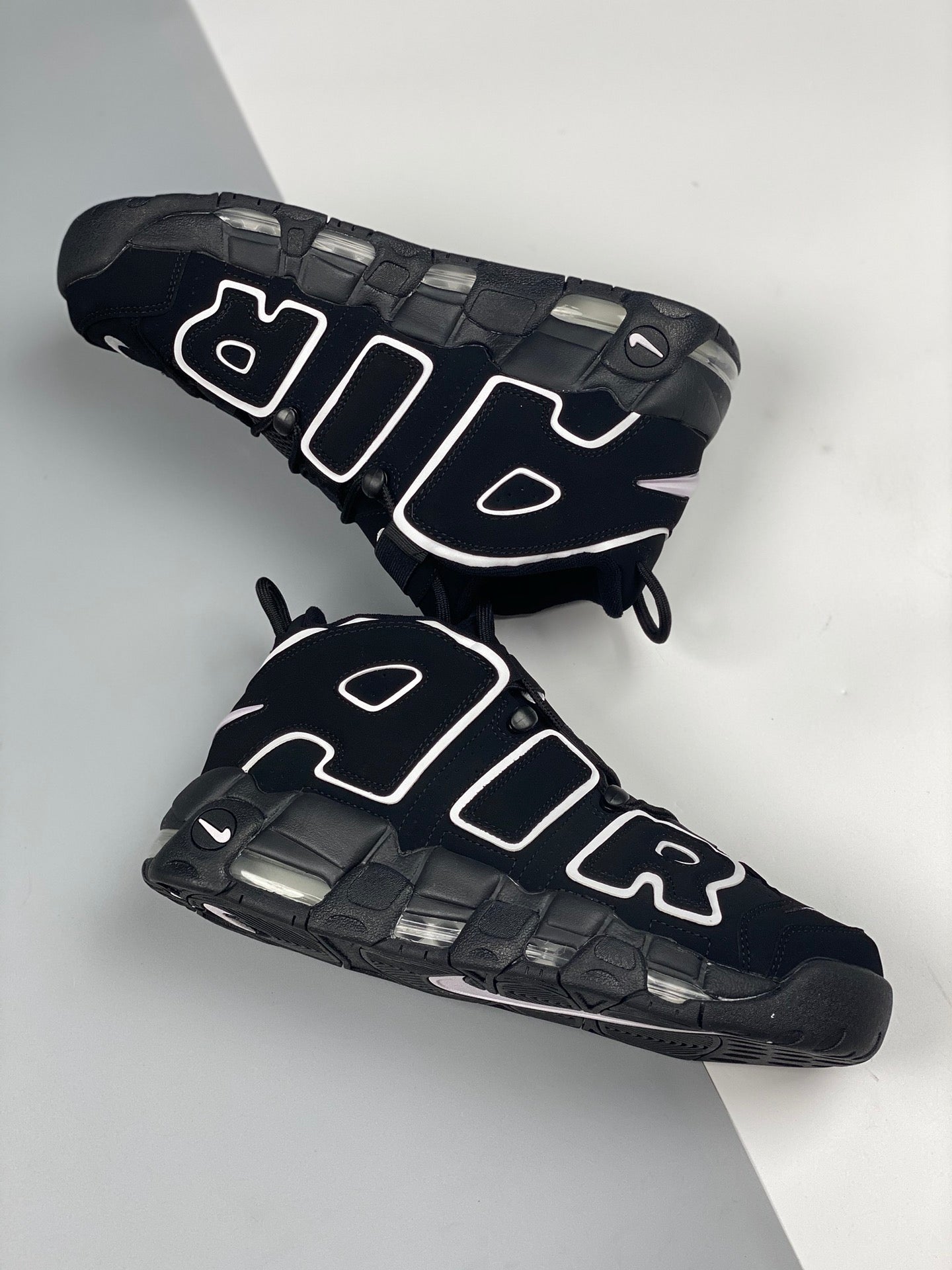 Nike Air More Uptempo Black White