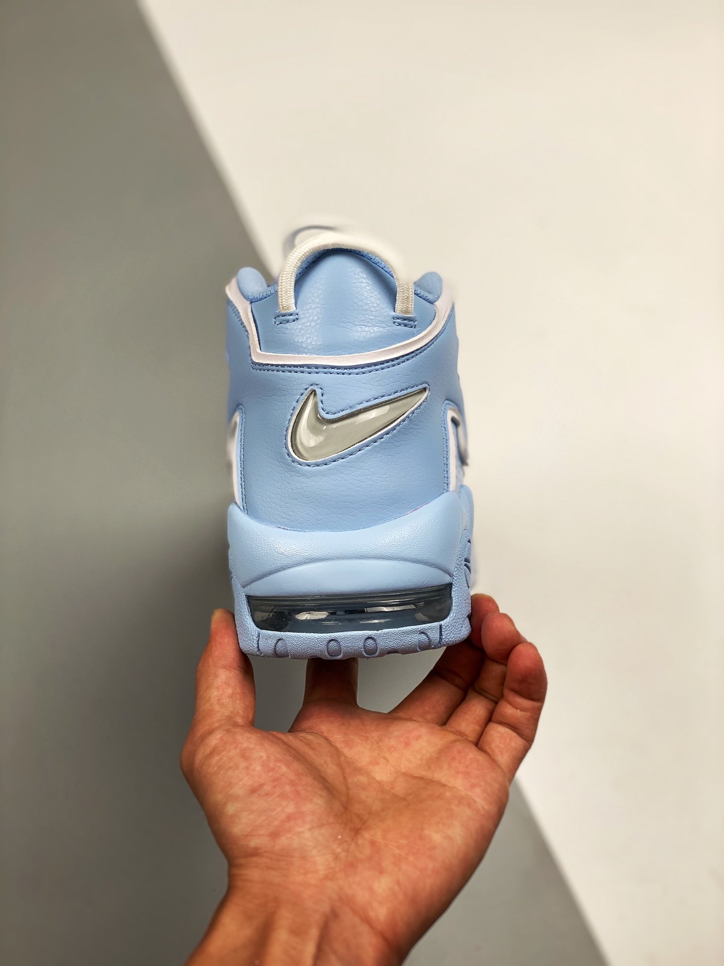 Nike Air More Uptempo Sky Blue Psychic Blue Grey White Multicolor