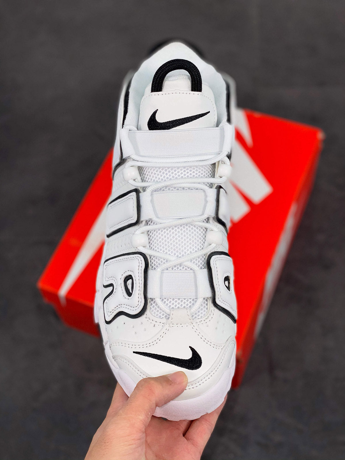 Nike Air More Uptempo White Black