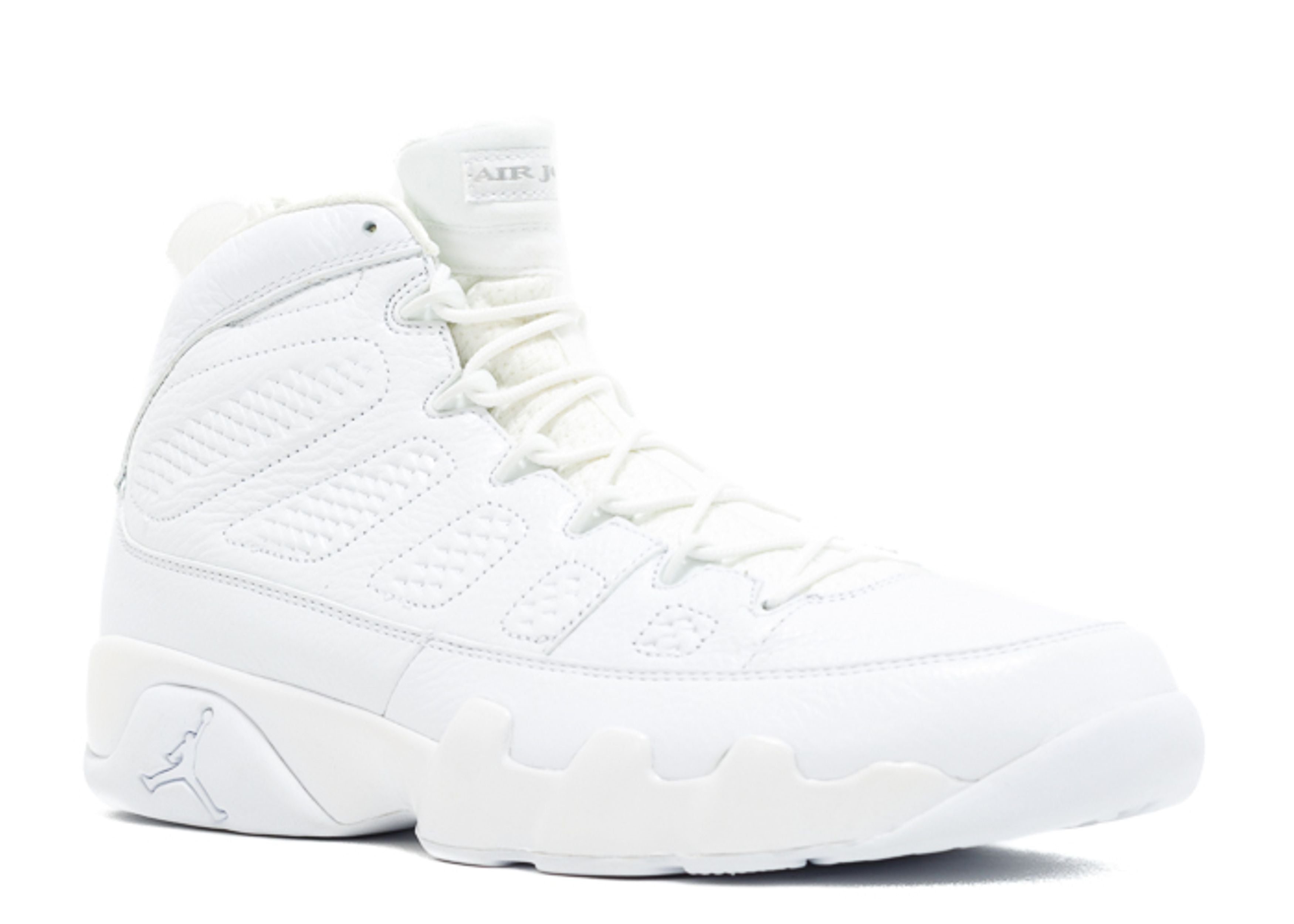 Nike Air Jordan 9 White Metallic Silver