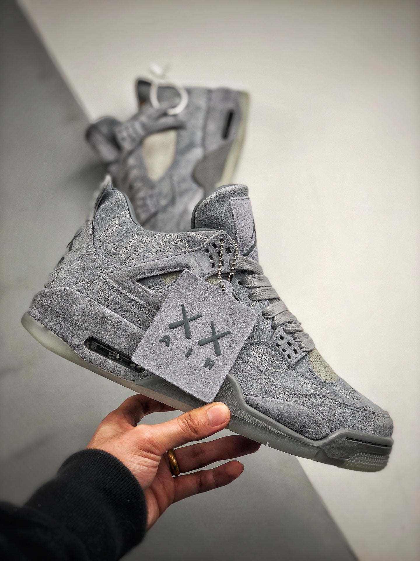 Nike KAWS X AIR JORDAN 4 COOL GREY WHITE