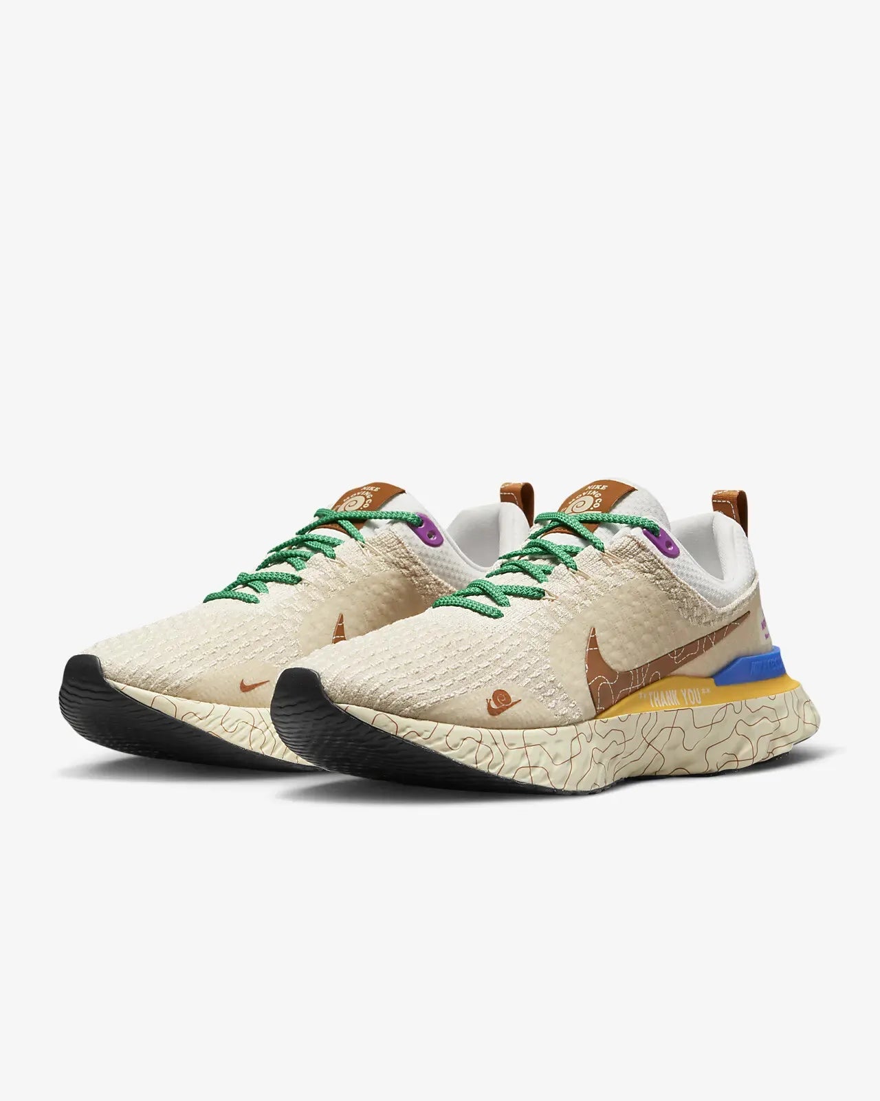 Nike React Infinity Run Flyknit 3 Premium Moving Company Phantom Oatmeal Citron