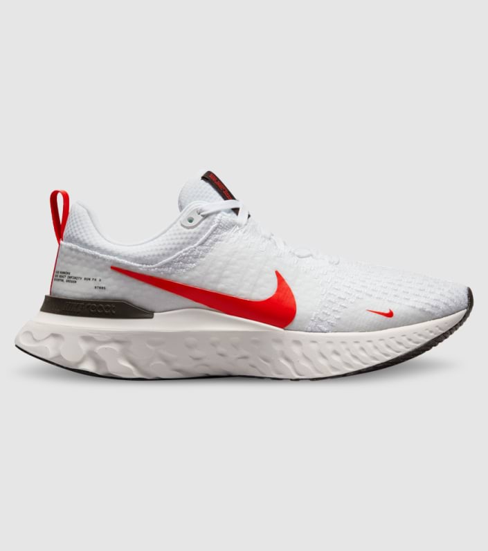 Nike React Infinity Run Flyknit 3 White Light Crimson