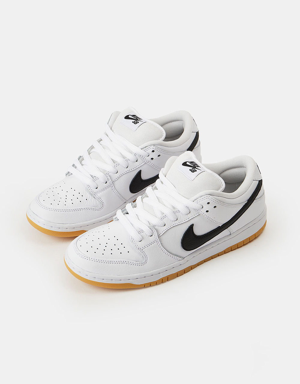 Nike SB Dunk Low White & Gum Light Brown