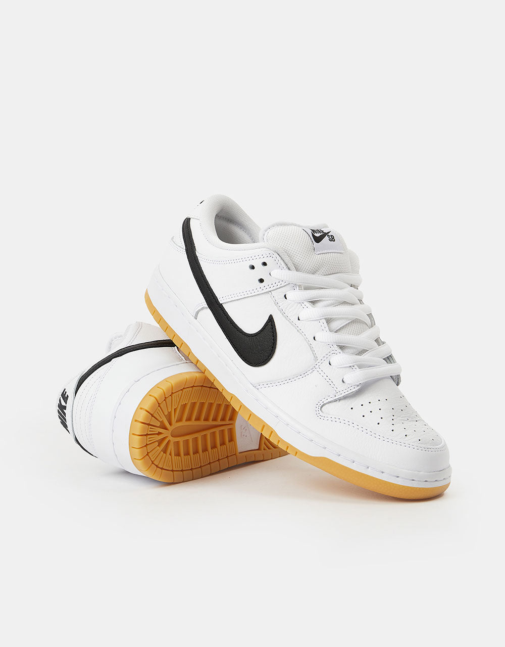 Nike SB Dunk Low White & Gum Light Brown