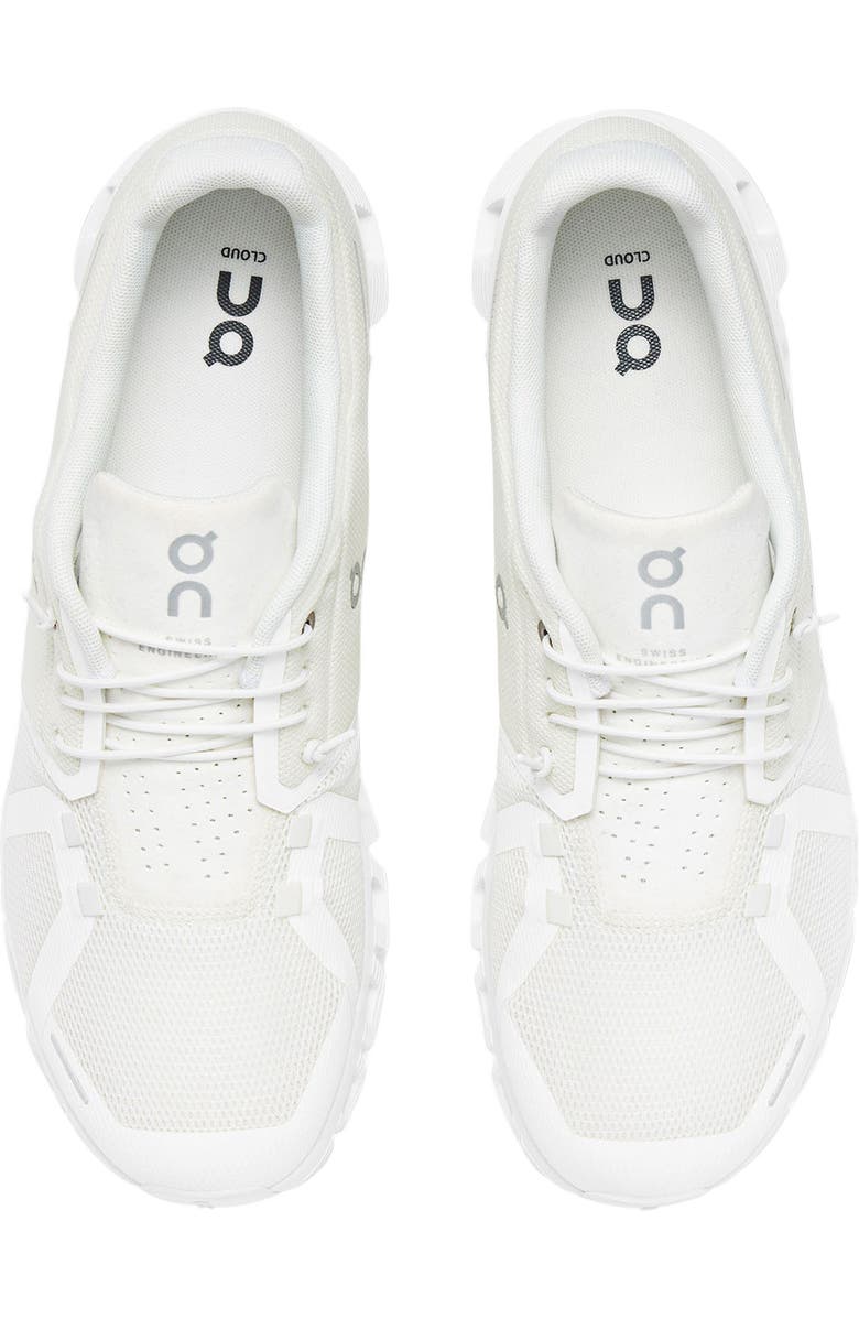 On Cloud 5 Trainers Undied White