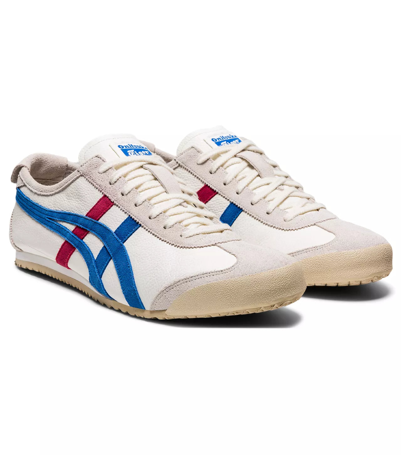 Onitsuka Tiger Men's Mexico 66 Vin  White & Directoire Blue