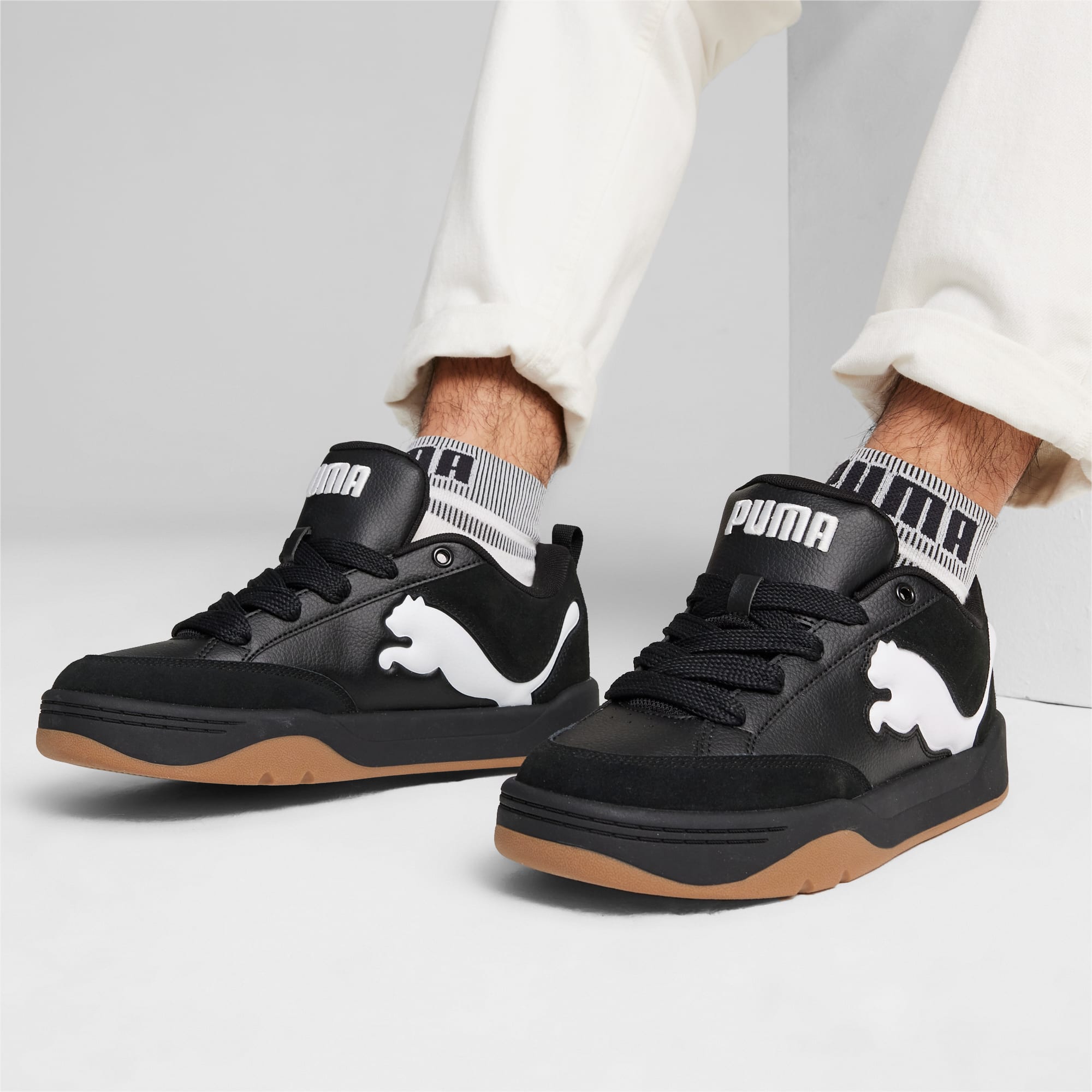 PUMA Park Lifestyle Sneakers Black White