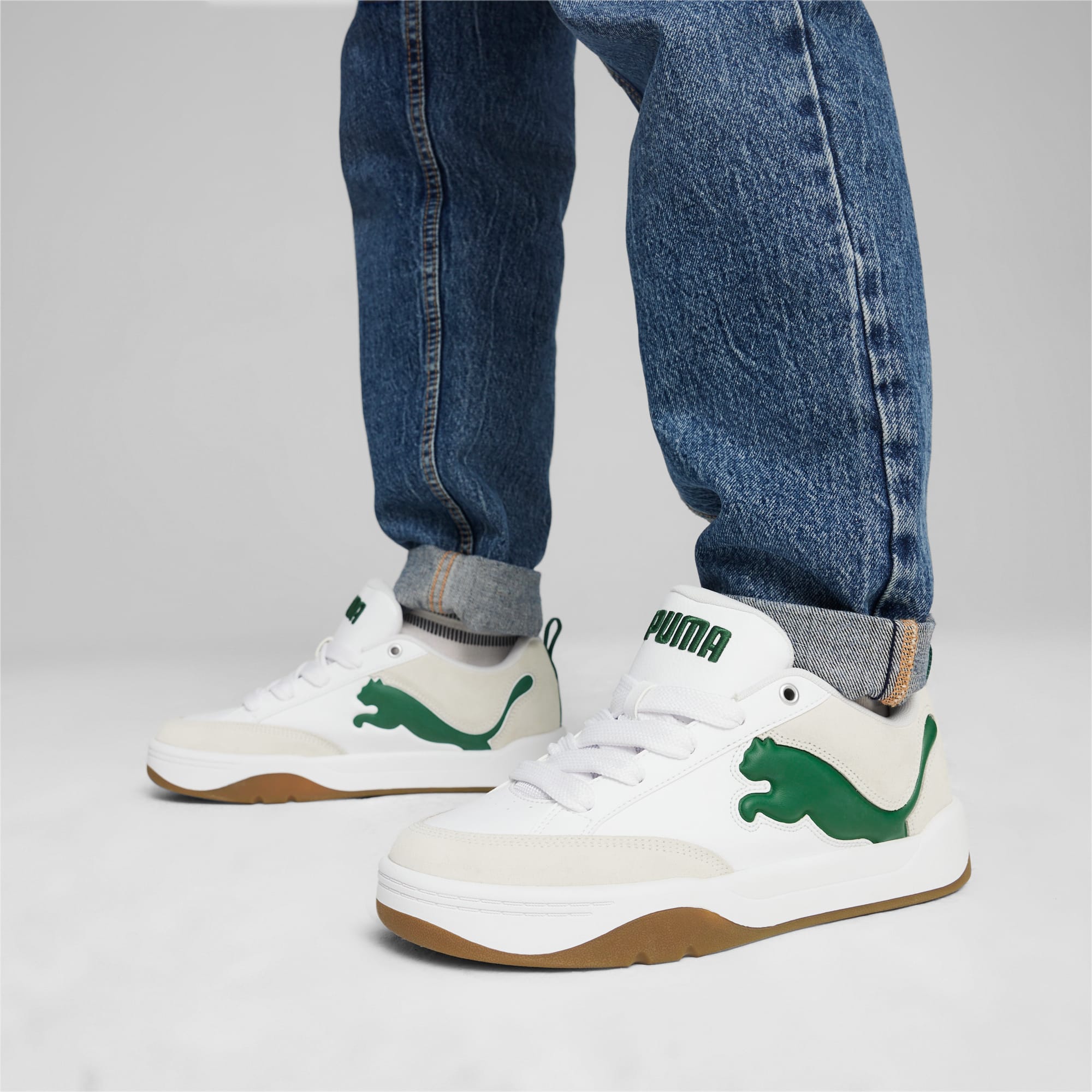 PUMA Park Lifestyle Sneakers White Green