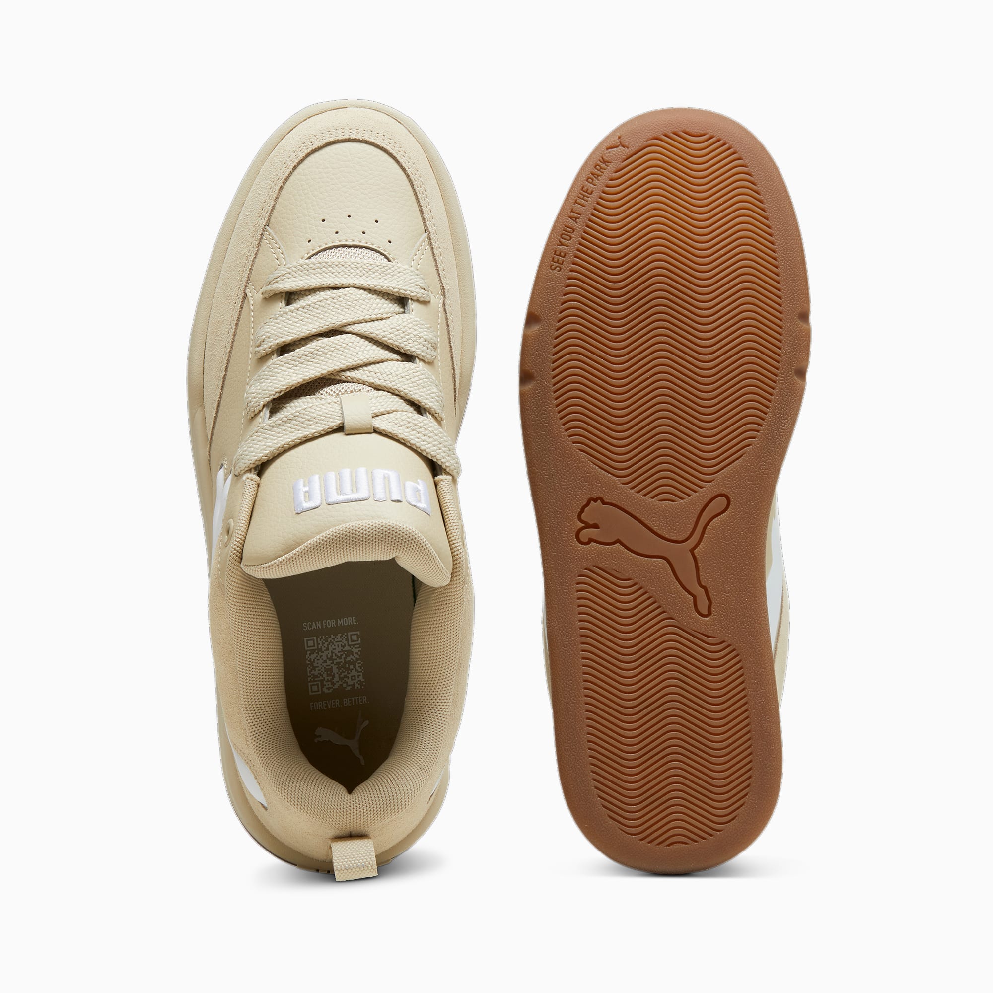 PUMA Park Lifestyle Sneakers Beige White