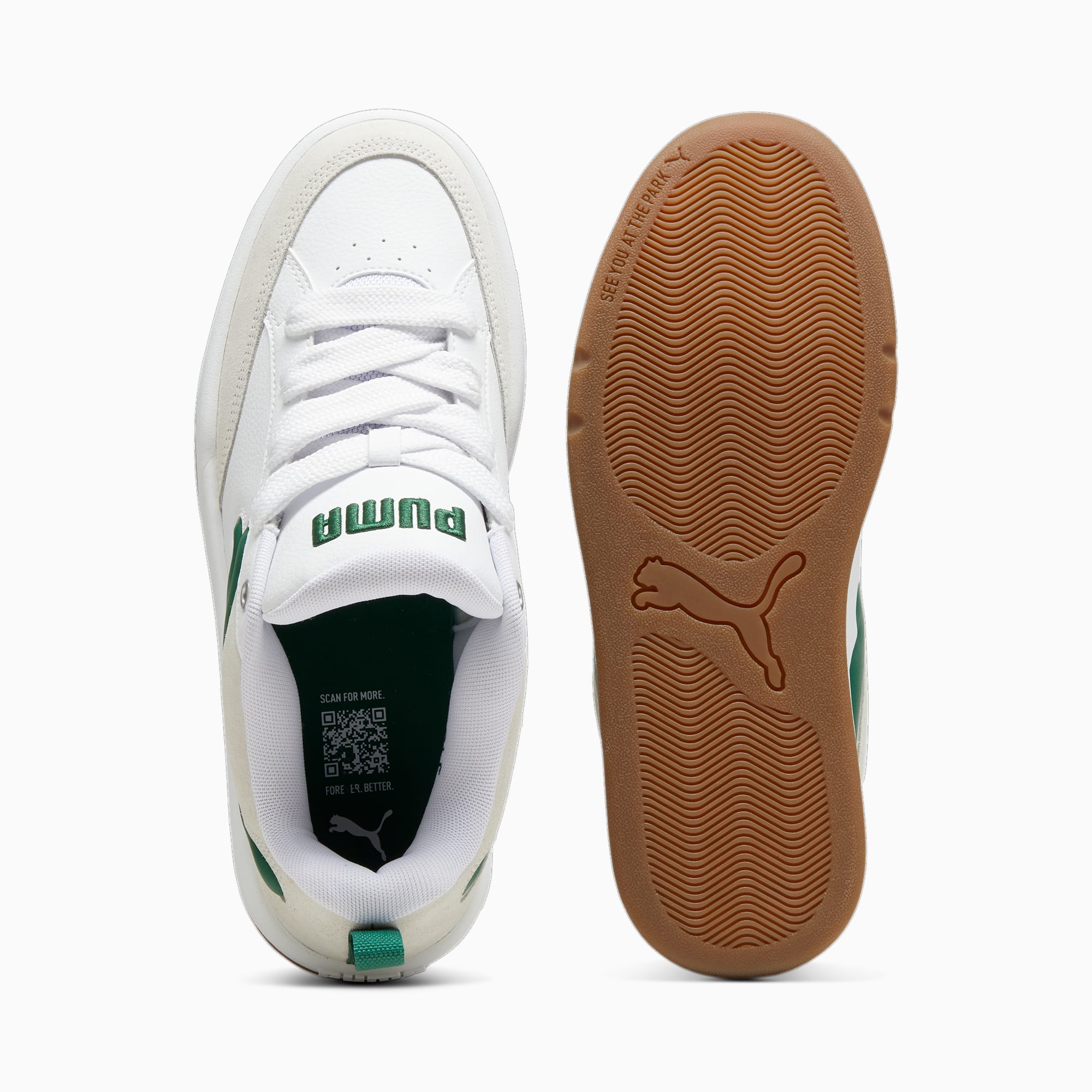 PUMA Park Lifestyle Sneakers White Green