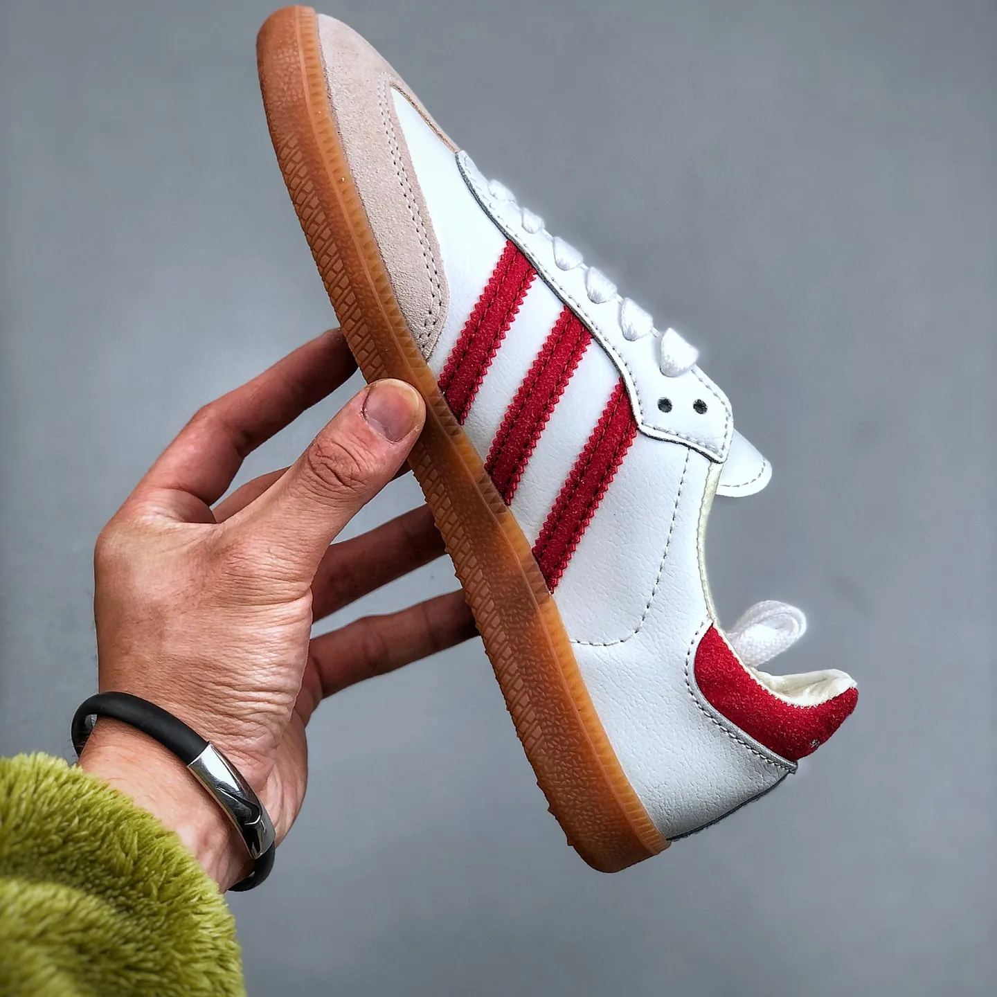 Sporty & Rich x Adidas Samba OG Dark Brown Cream White