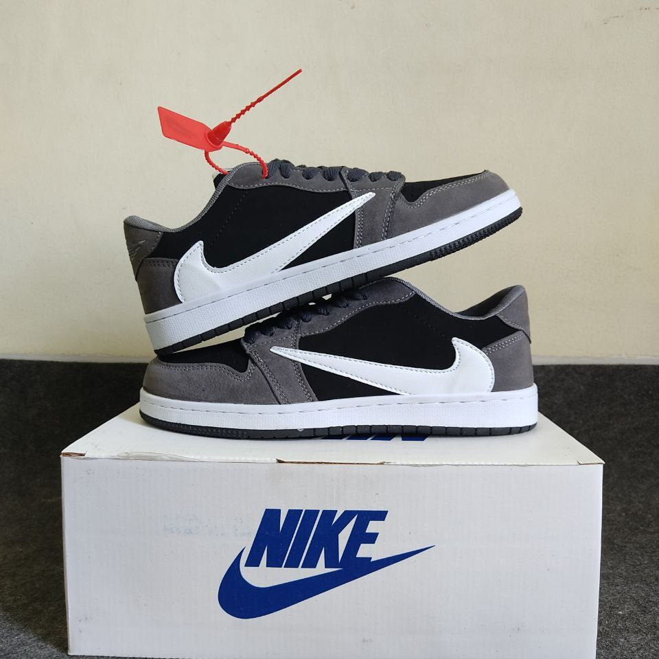 Travis Scott x Air Jordan 1 Low Grey White Black